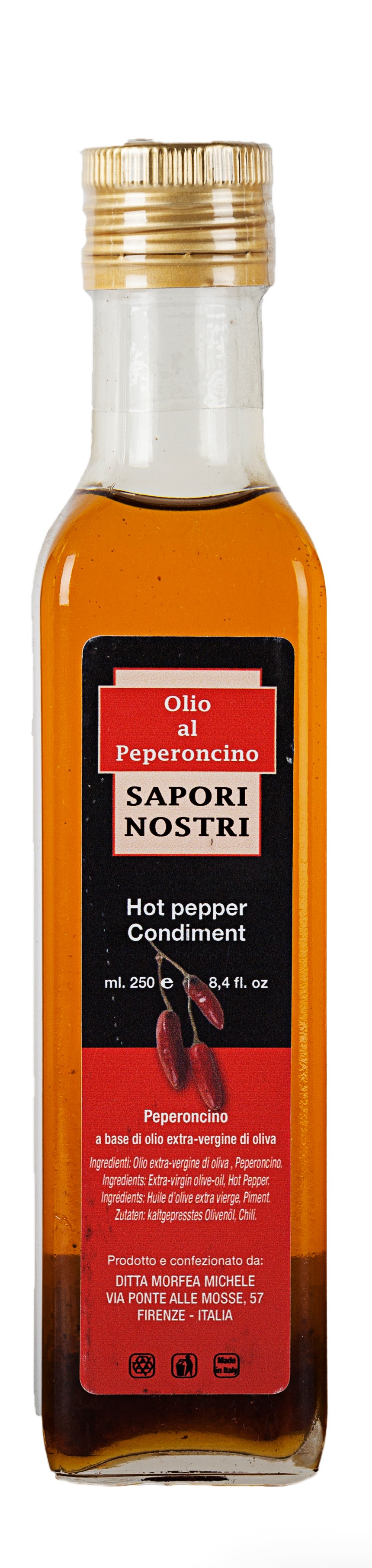 Pastificio Michele Morfea olio al peperoncino 250ml chilli